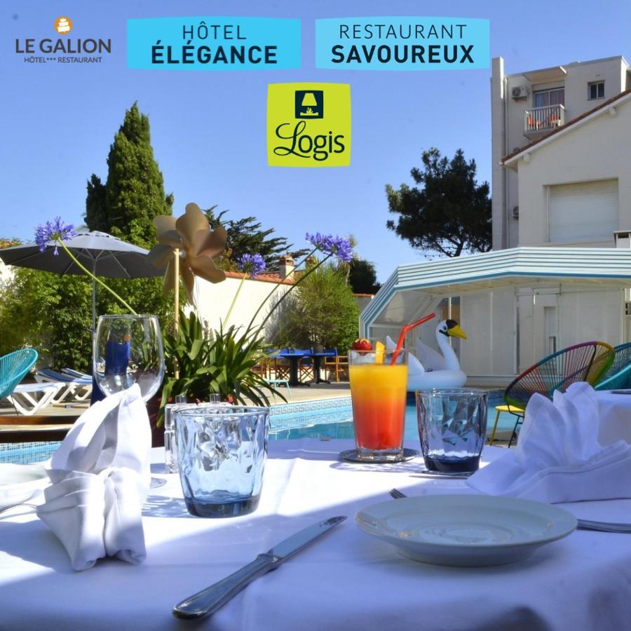 Le Galion Hotel Et Restaurant Canet Plage - Logis Exterior photo